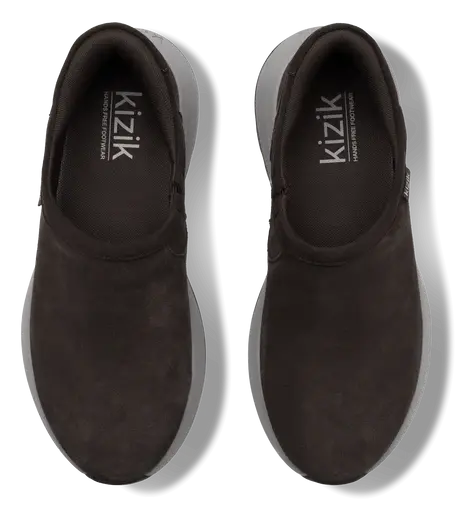 Men's Kizik Juno 2 Moc – Hands-Free Suede Slip-On Shoes KIZIK