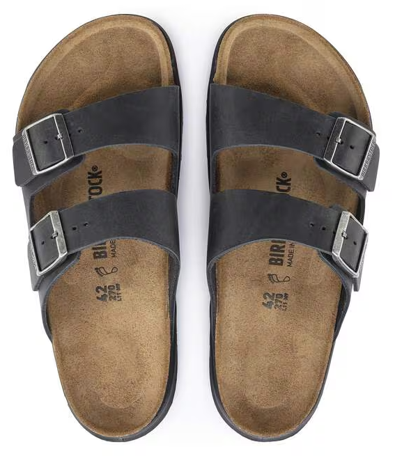 Men's Birkenstock Arizona Crosstown – Cork Footbed Oiled Leather Sandal BIRKENSTOCK