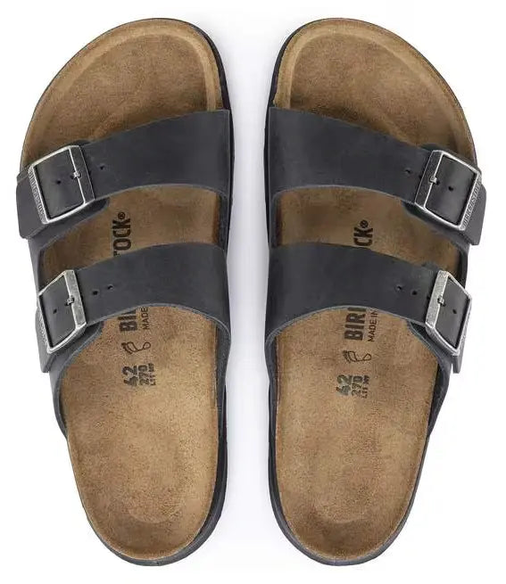 Men's Birkenstock Arizona Crosstown – Cork Footbed Oiled Leather Sandal BIRKENSTOCK