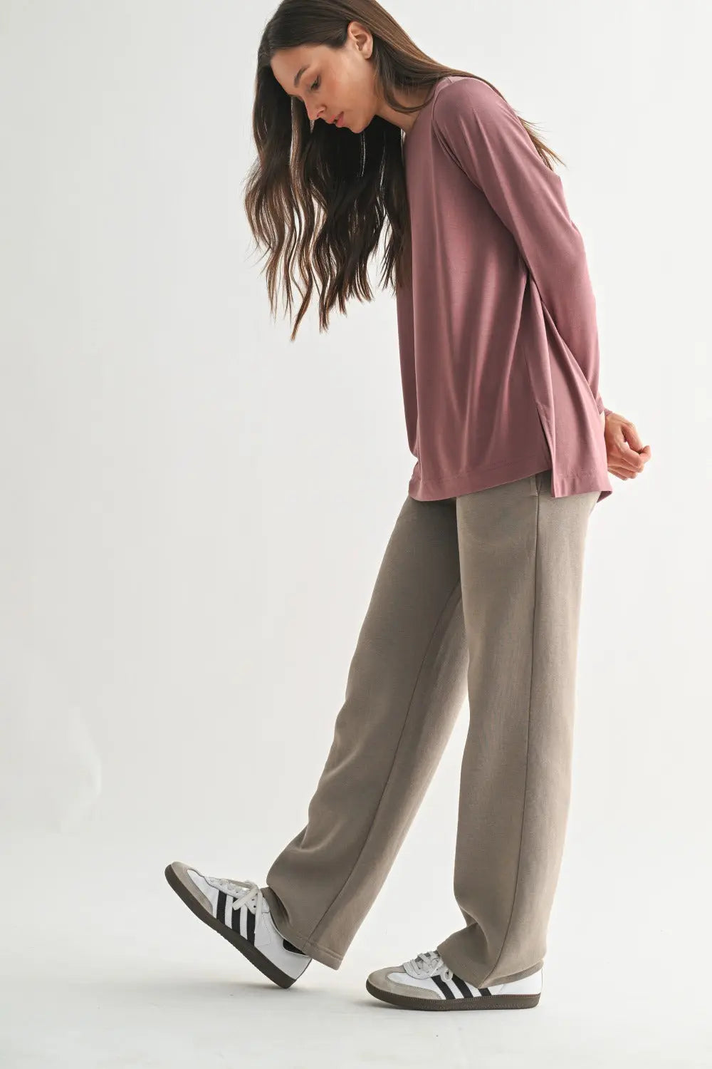 Mono B Cotton Blend Sweat Pants – Soft, Wide-Leg & Effortlessly Cozy MONO B