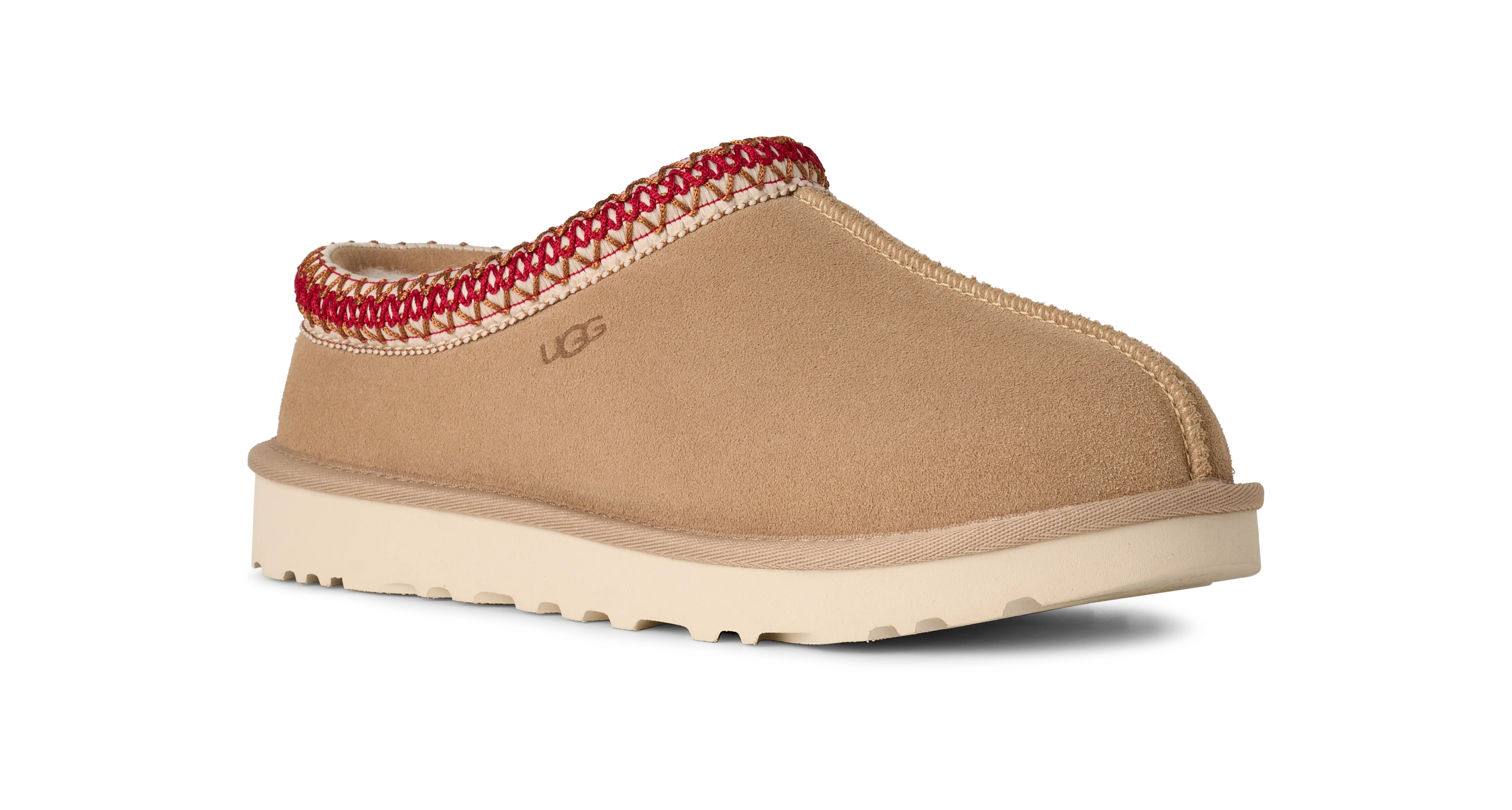 UGG Tasman II – Women's Iconic Comfort with Sheepskin Lining SAND/DARK CHERRY / 11 UGG