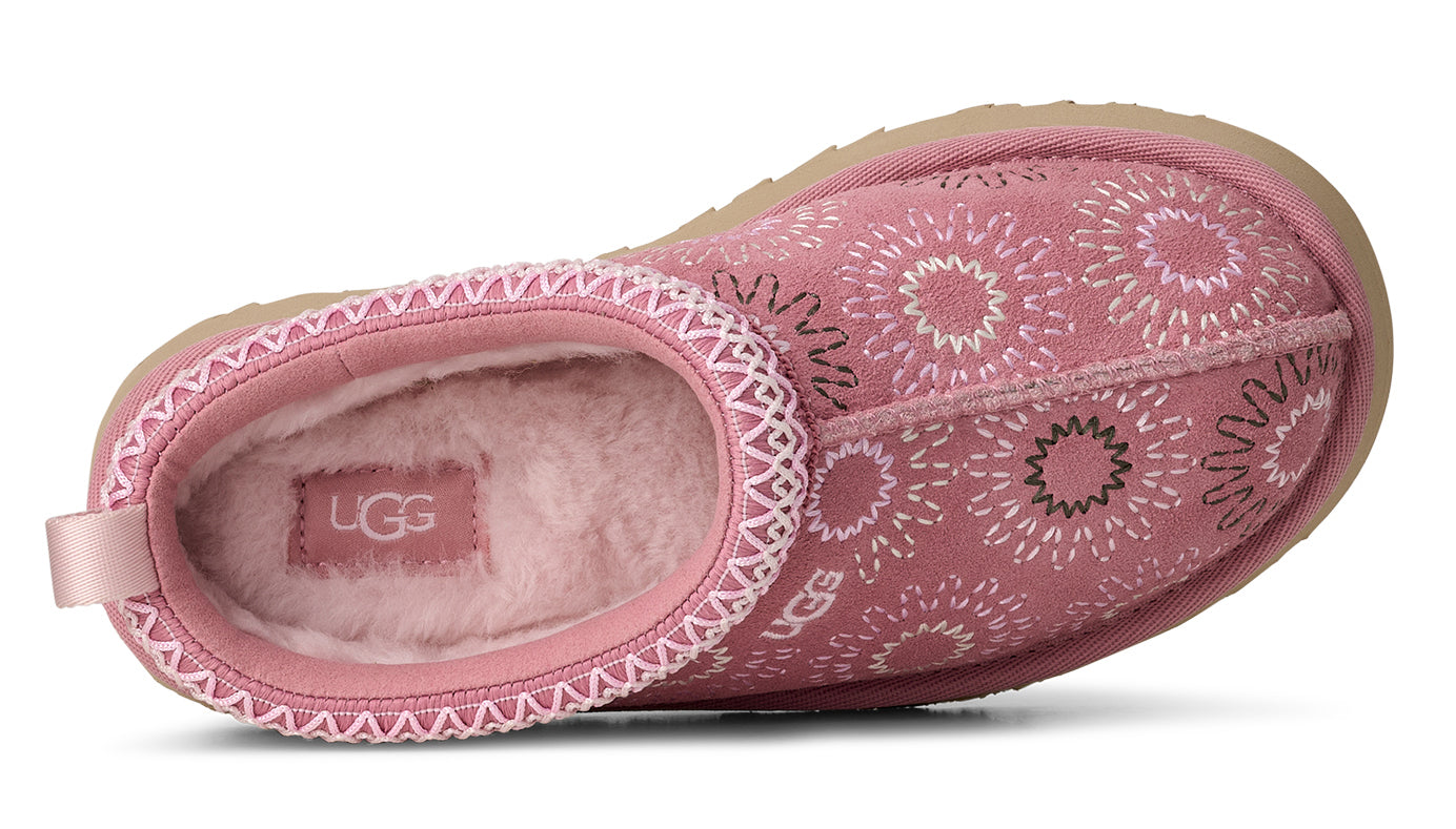 Kids’ UGG Tazz Sun Stitch – Cozy Embroidered Slip-On UGG