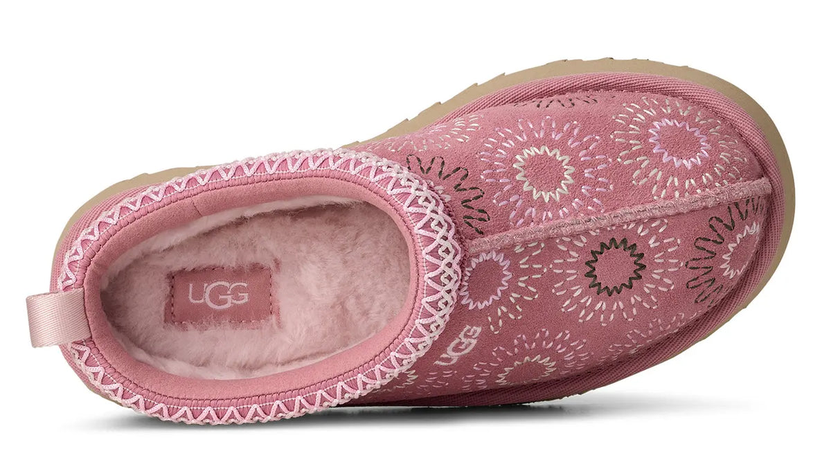Kids’ UGG Tazz Sun Stitch – Cozy Embroidered Slip-On UGG