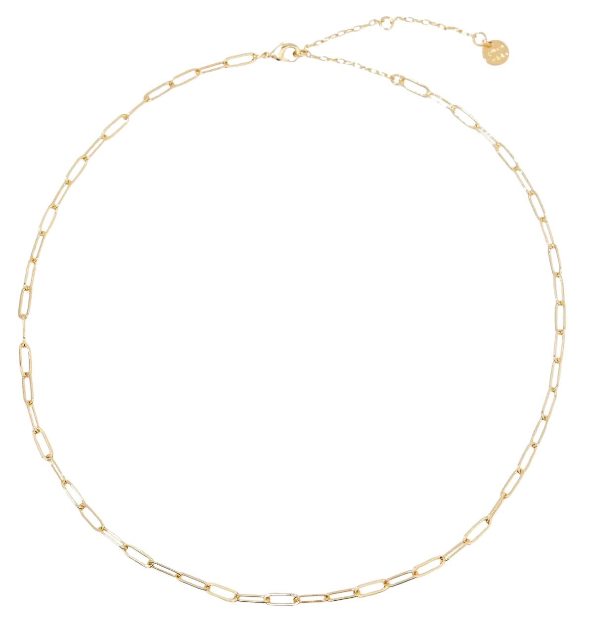 Pura Vida Harper Paperclip Chain Necklace – Custom Charm Base PURA VIDA BRACELETS