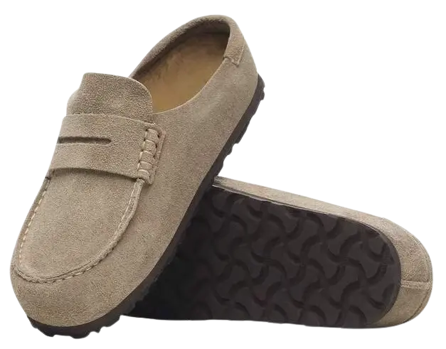 Birkenstock Naples Wrapped – Suede Loafer-Style Clog BIRKENSTOCK