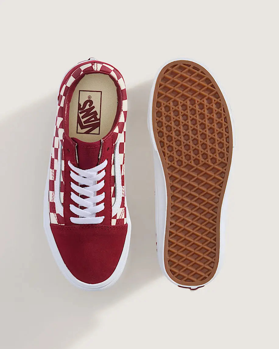 Vans Old Skool Checkerboard – Low-Top with Signature Waffle Outsole VANS