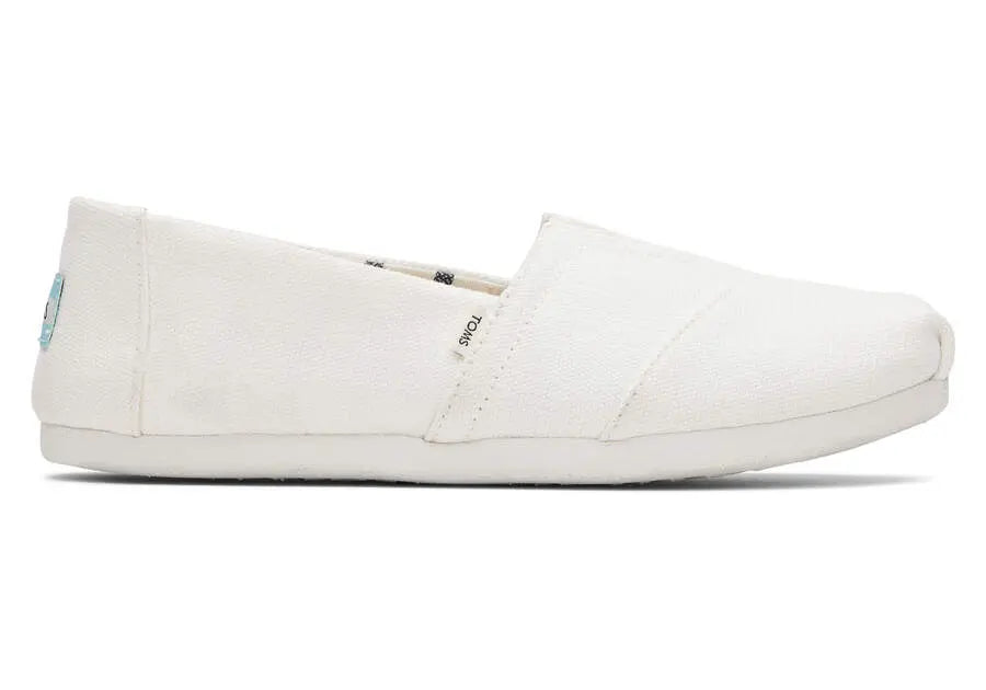 Women’s TOMS Classic Alpargata – Iconic Slip-On with Lightweight Comfort WHITE-9½ TOMS
