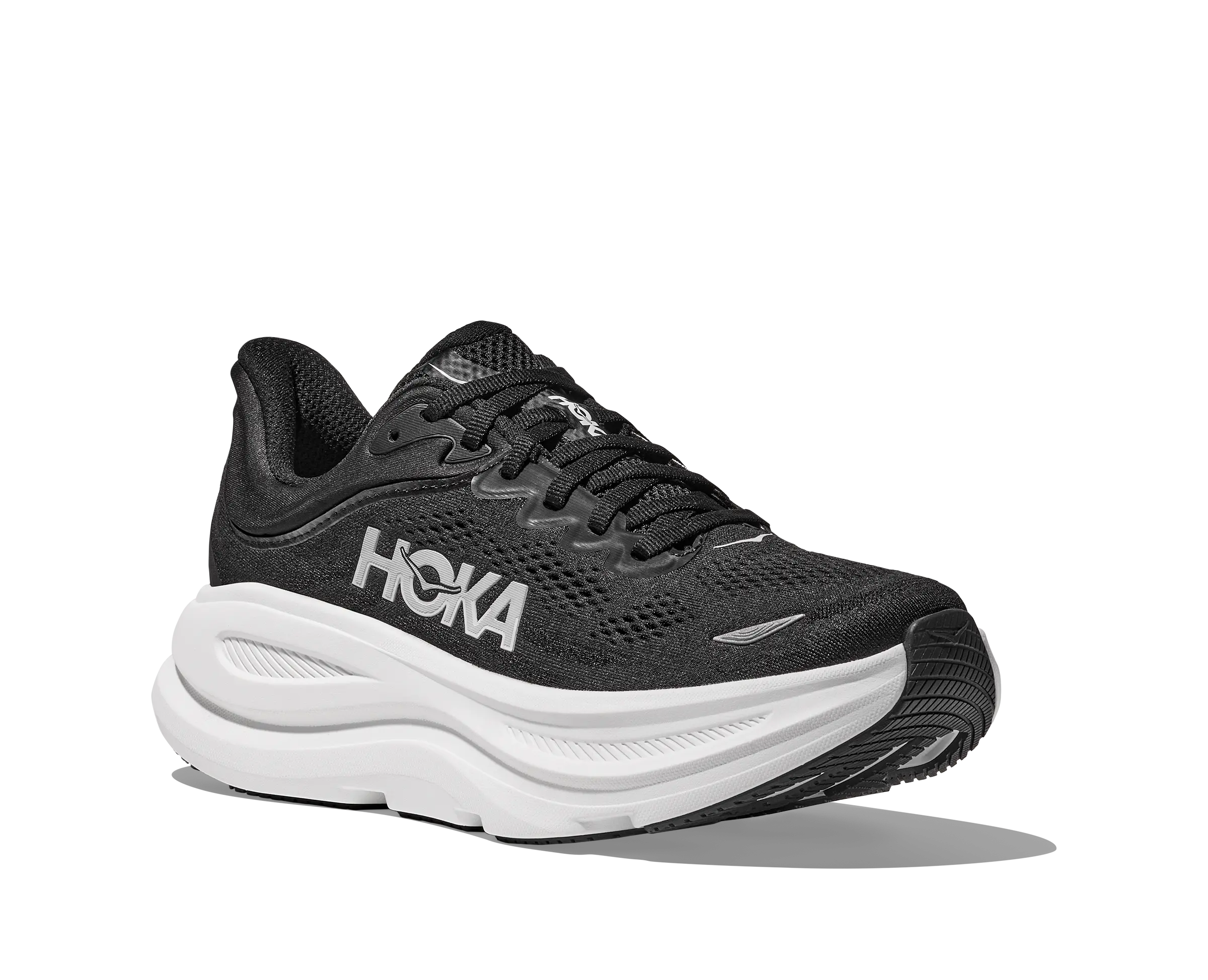 Men's Bondi 9  BLACK-WHITE-4E-13  HOKA