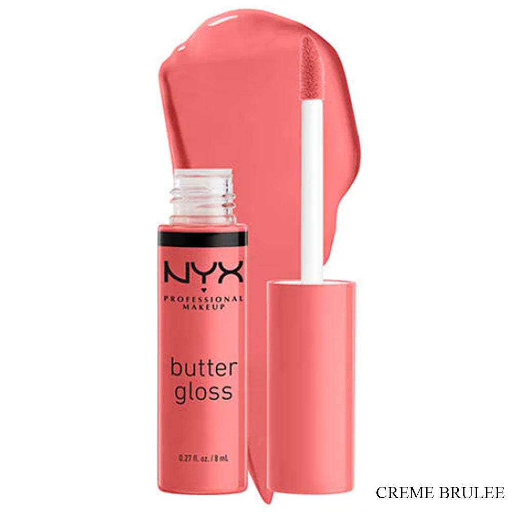 Joia NYX Butter Gloss – Non-Sticky High-Shine Lip Gloss CREME BRULEE-05 JOIA TRADING CO.