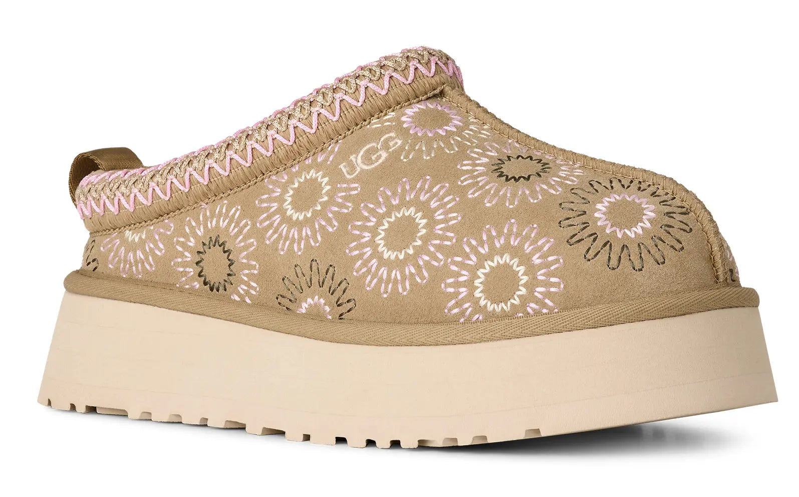 Women’s UGG Tazz Sun Stitch – Embroidered Platform Slip-On UGG