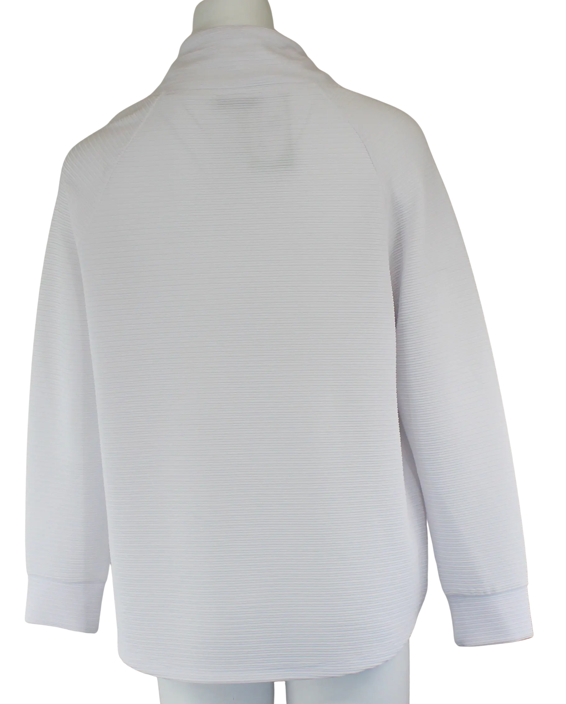 Keren Hart Leslie Pullover – Funnel Neck Textured Knit Sweatshirt KEREN HART
