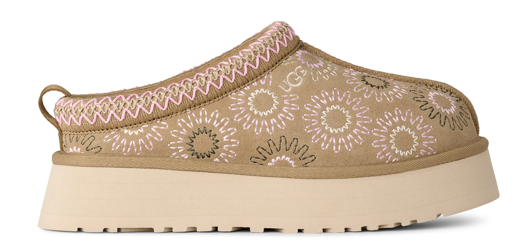 Women’s UGG Tazz Sun Stitch – Embroidered Platform Slip-On UGG