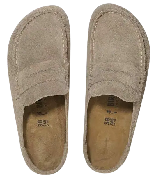 Birkenstock Naples Wrapped – Suede Loafer-Style Clog BIRKENSTOCK