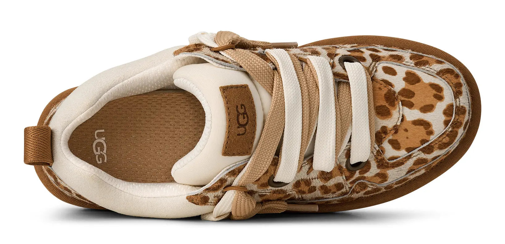 Women’s UGG Lo Lowmel Plains Sneakers – Cow Hair Casual Shoes UGG