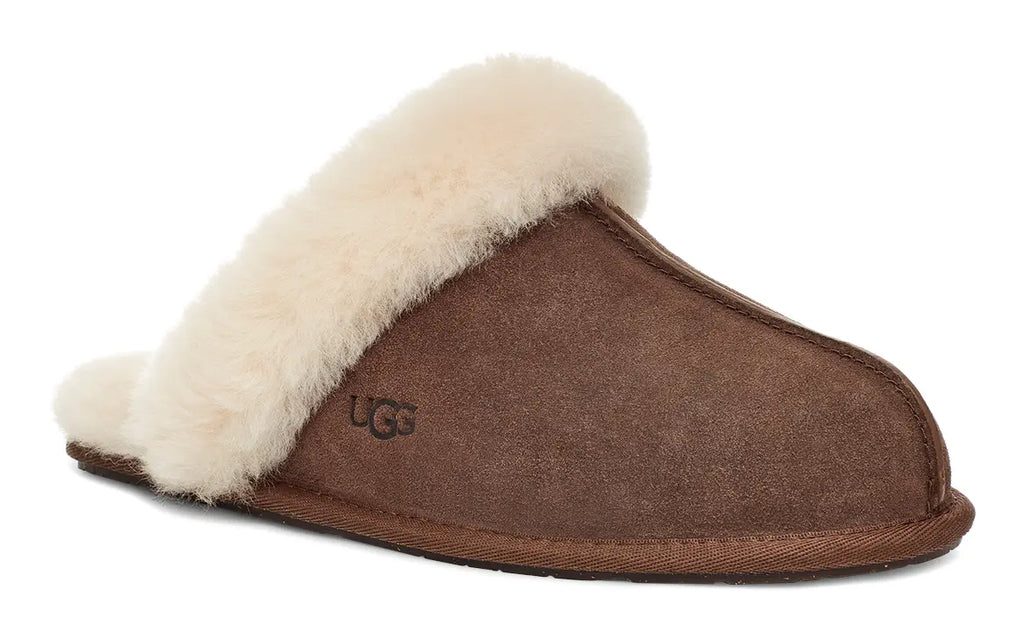 UGG|MULES (SCUFFETTE II HOUSE SLIPPER - ESPRESSO (11068 Women's UGG Scuffette II – Plush Suede House Slipper