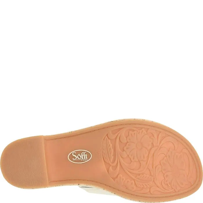 Women's Sofft Cass Leather Slide Sandal — Effortless Summer Style SOFFT