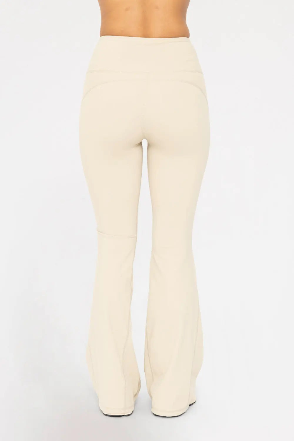 Mono B High-Waisted Flare Leggings – Sculpting, Stretchy & Ultra-Flattering