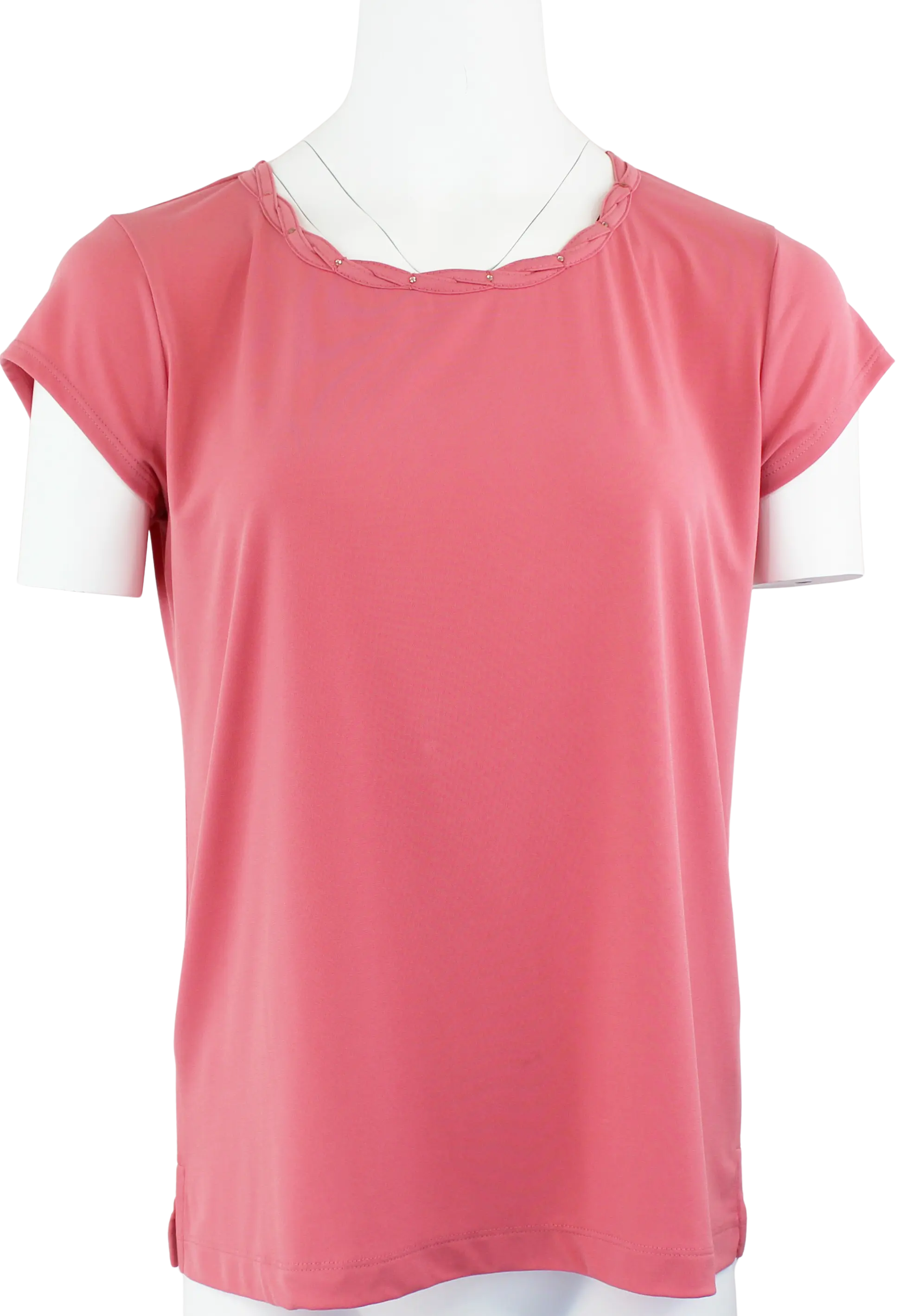 L. Hamrick Incredible Cap Knit Top – Soft, Stretchy & Effortlessly Stylish TERRA-ROSA-XL L HAMRICK