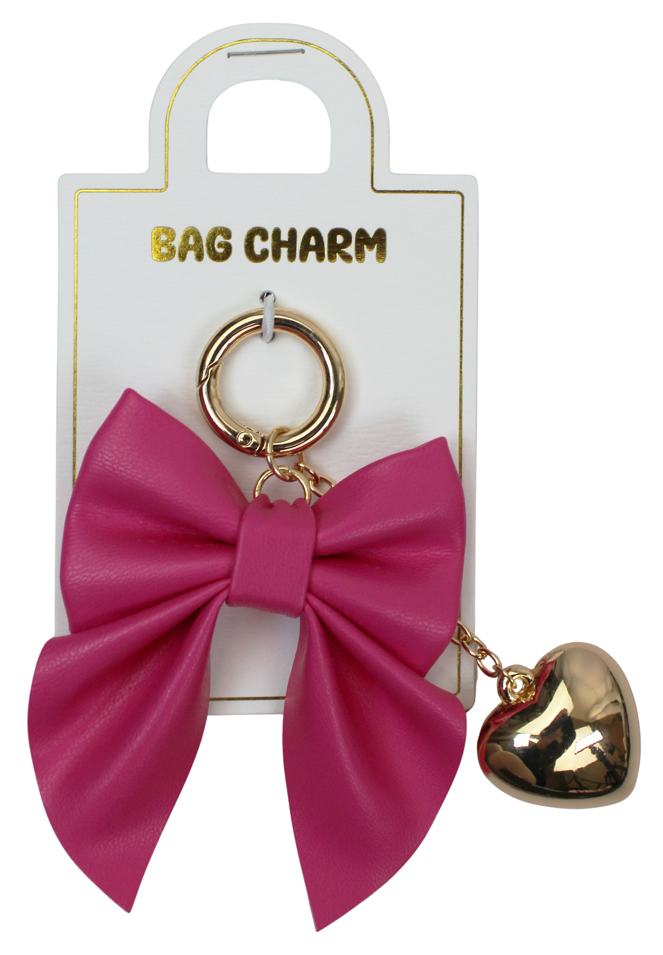 Joia Leather Bow Bag Charm – Chic Accessory for Any Handbag JOIA TRADING CO.
