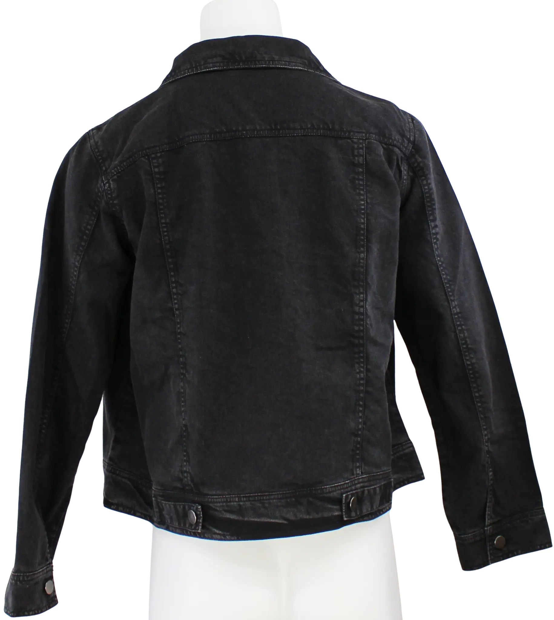 Keren Hart Denim Jacket – Washed Black Stretch Denim for Everyday Style KEREN HART