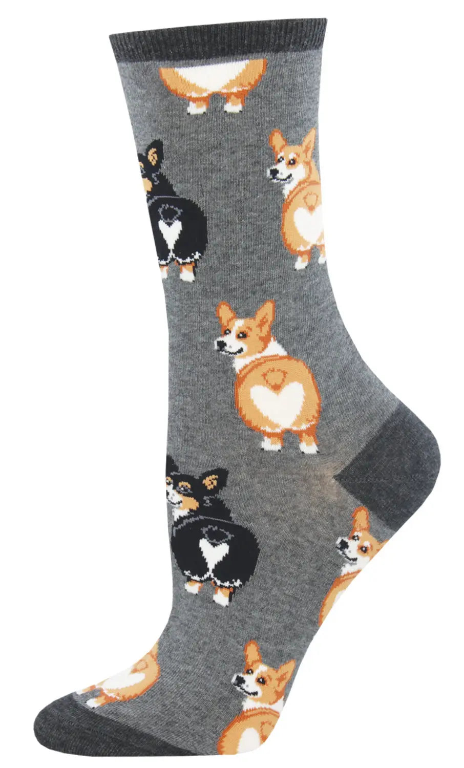 Socksmith Corgi Butt Socks – Women’s Crew Socks SOCK SMITH