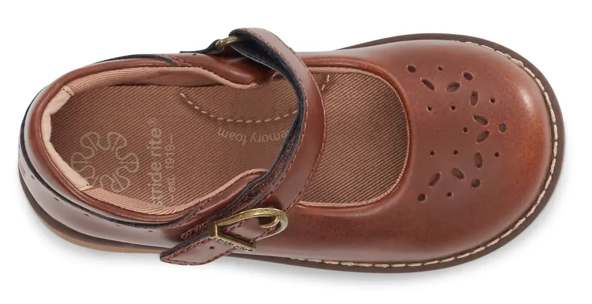 Toddler Stride Rite Mara – Mary Janes Leather & Memory Foam Comfort STRIDERITE
