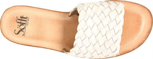 Women's Sofft Ardee Sandal – Woven Leather Summer Slide SOFFT
