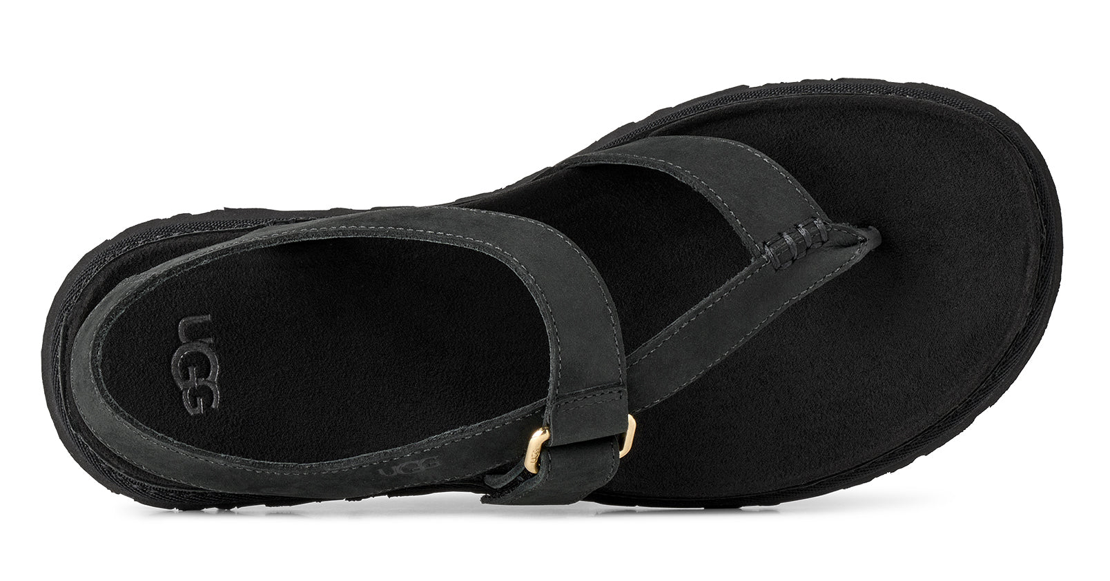 Women's UGG GoldenGaze Toe Post – Leather Strappy Adjustable Sandals UGG