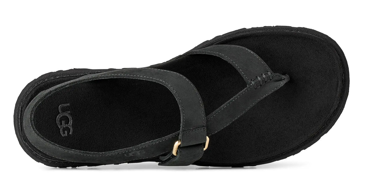 Women's UGG GoldenGaze Toe Post – Leather Strappy Adjustable Sandals UGG
