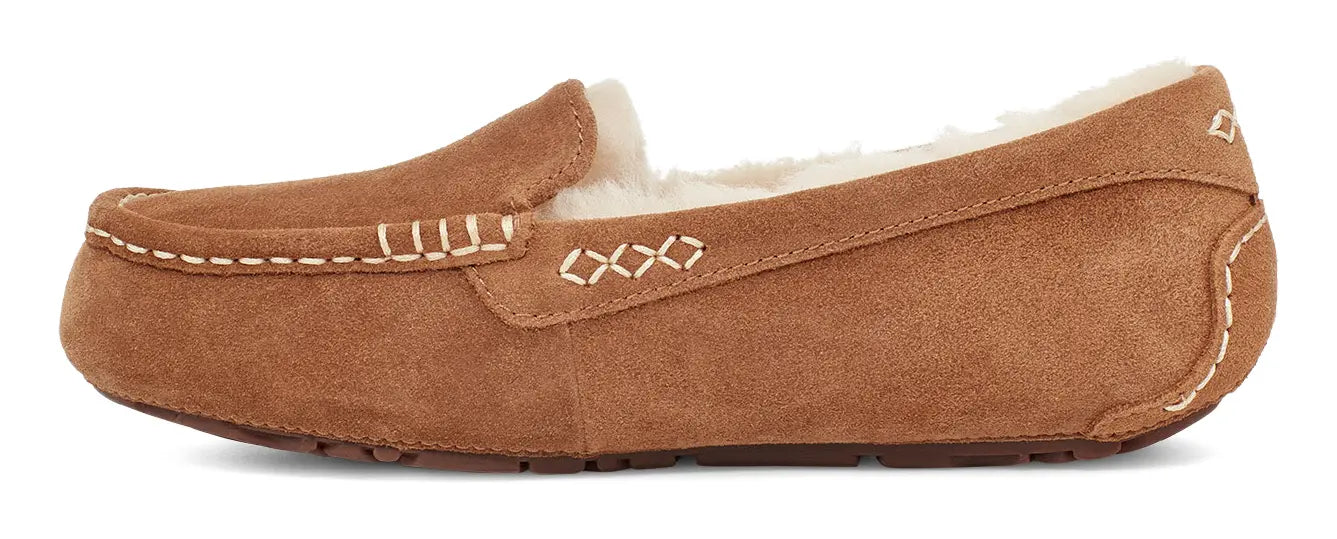 Women's UGG Ansley – Classic Suede Moccasin with Wool Lining UGG