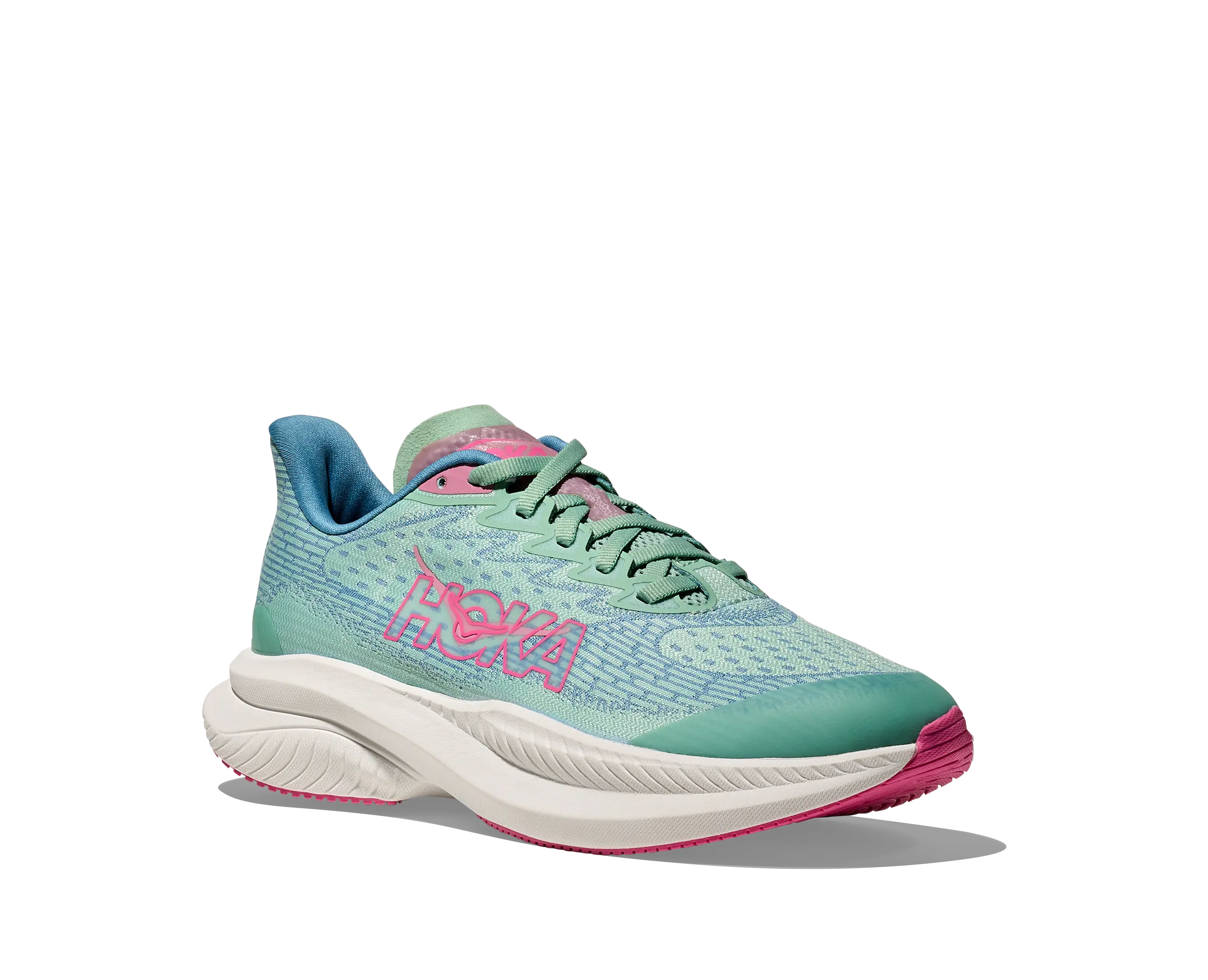 Hoka Mach 6 – Kid's Lightweight Everyday Running Shoe JADEITE/ALPINE BLUE / MD / 4½ HOKA