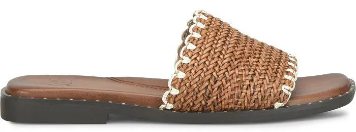 Women's Sofft Elsa Slide Sandals – Woven Summer Flat Sandals SOFFT