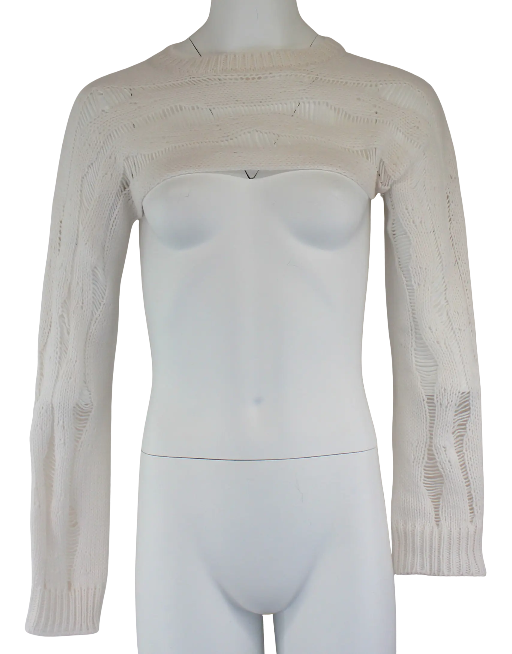 Hyfive Inc. Makin’ Moves Bolero – Open-Knit Cropped Layering Sweater CREAM / M HYFIVE INC