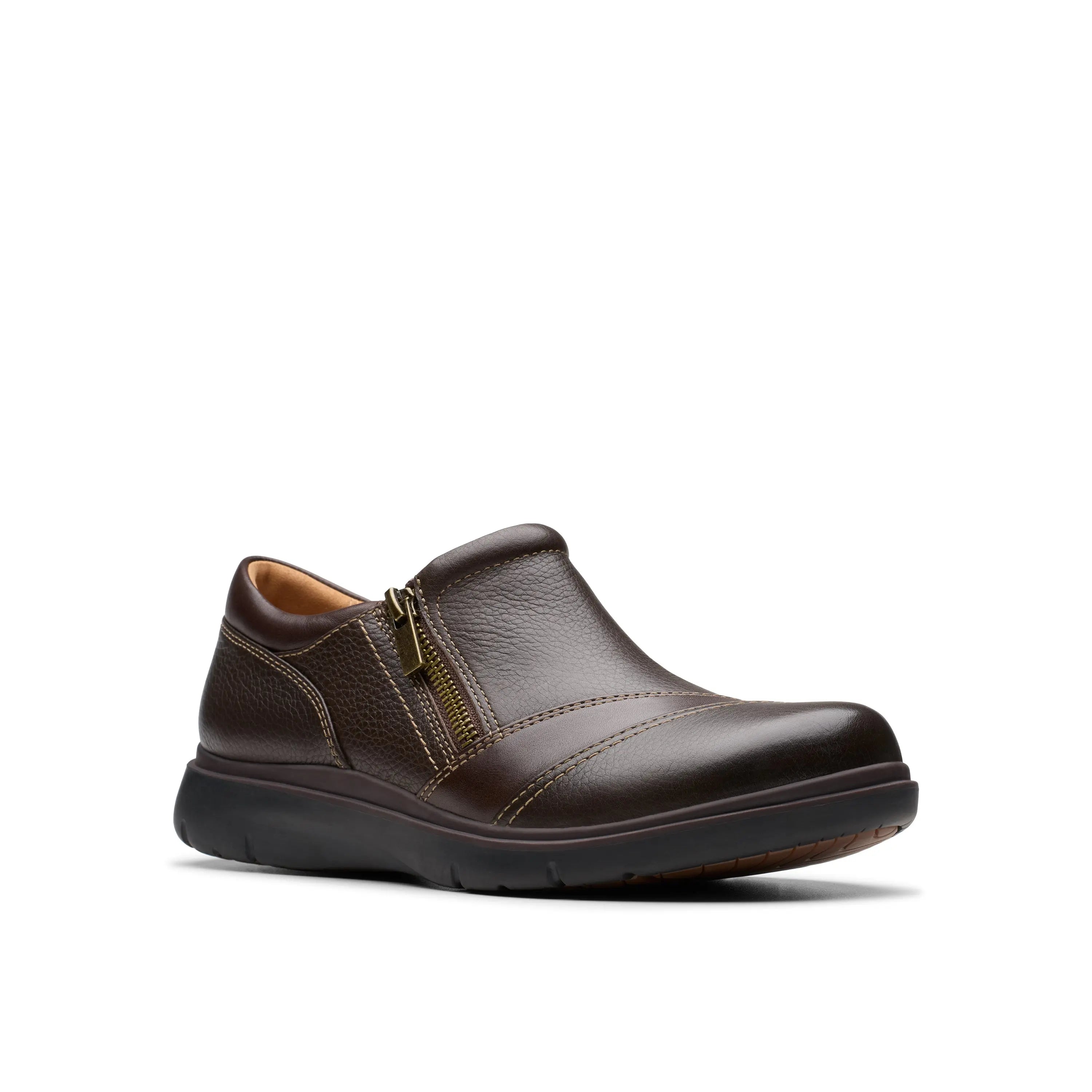 Women's Certina Pure  DARK-BROWN-LEATHER-W-10  CLARKS