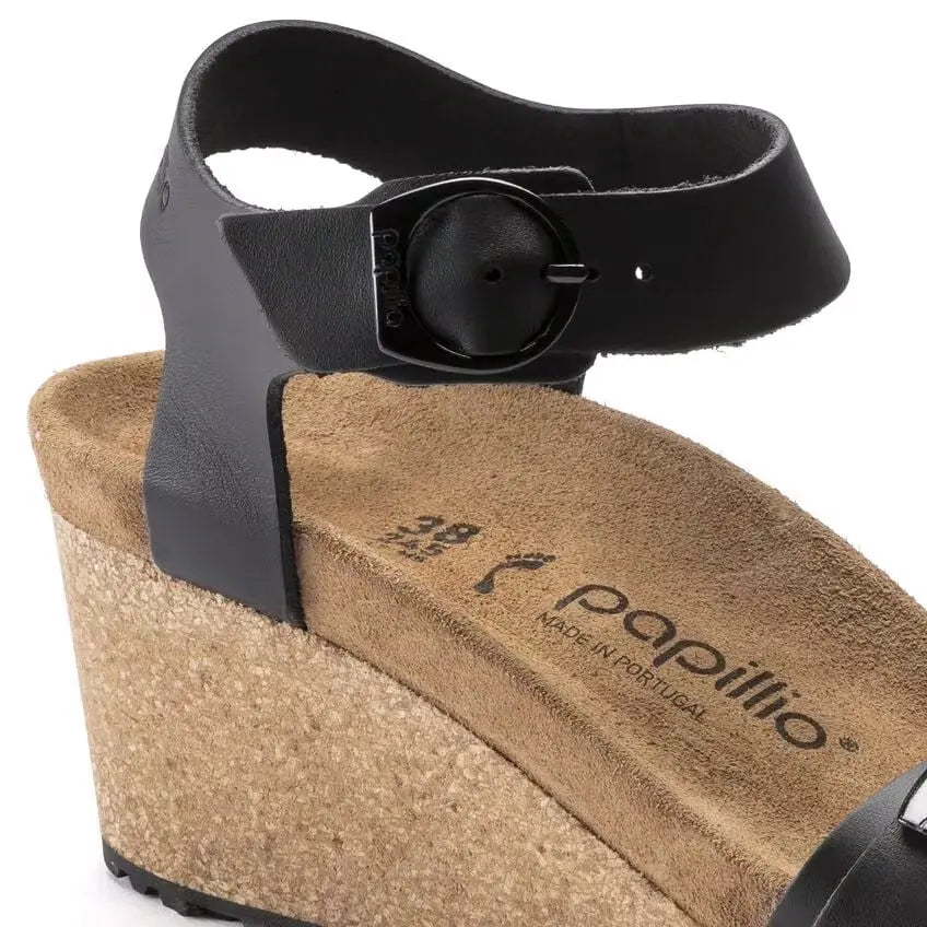 Birkenstock Soley – Metallic Leather Wedge Sandal for Women BIRKENSTOCK