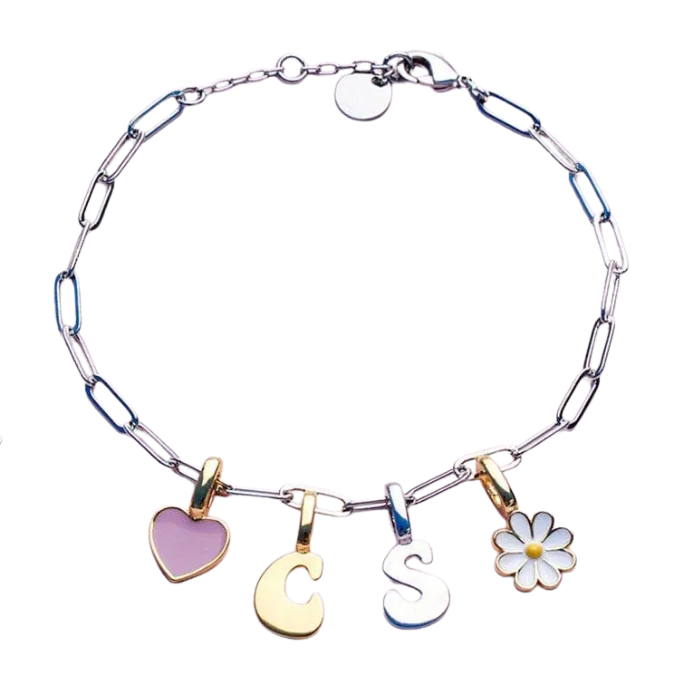 Pura Vida Harper Paperclip Chain Bracelet – Add Your Favorite Charms PURA VIDA BRACELETS