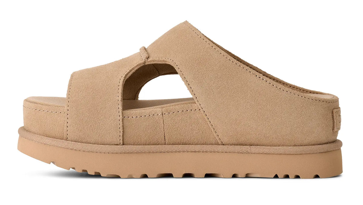 Women's UGG Goldenstar Hi Cutout Slide – Suede Slip-On Sandals UGG