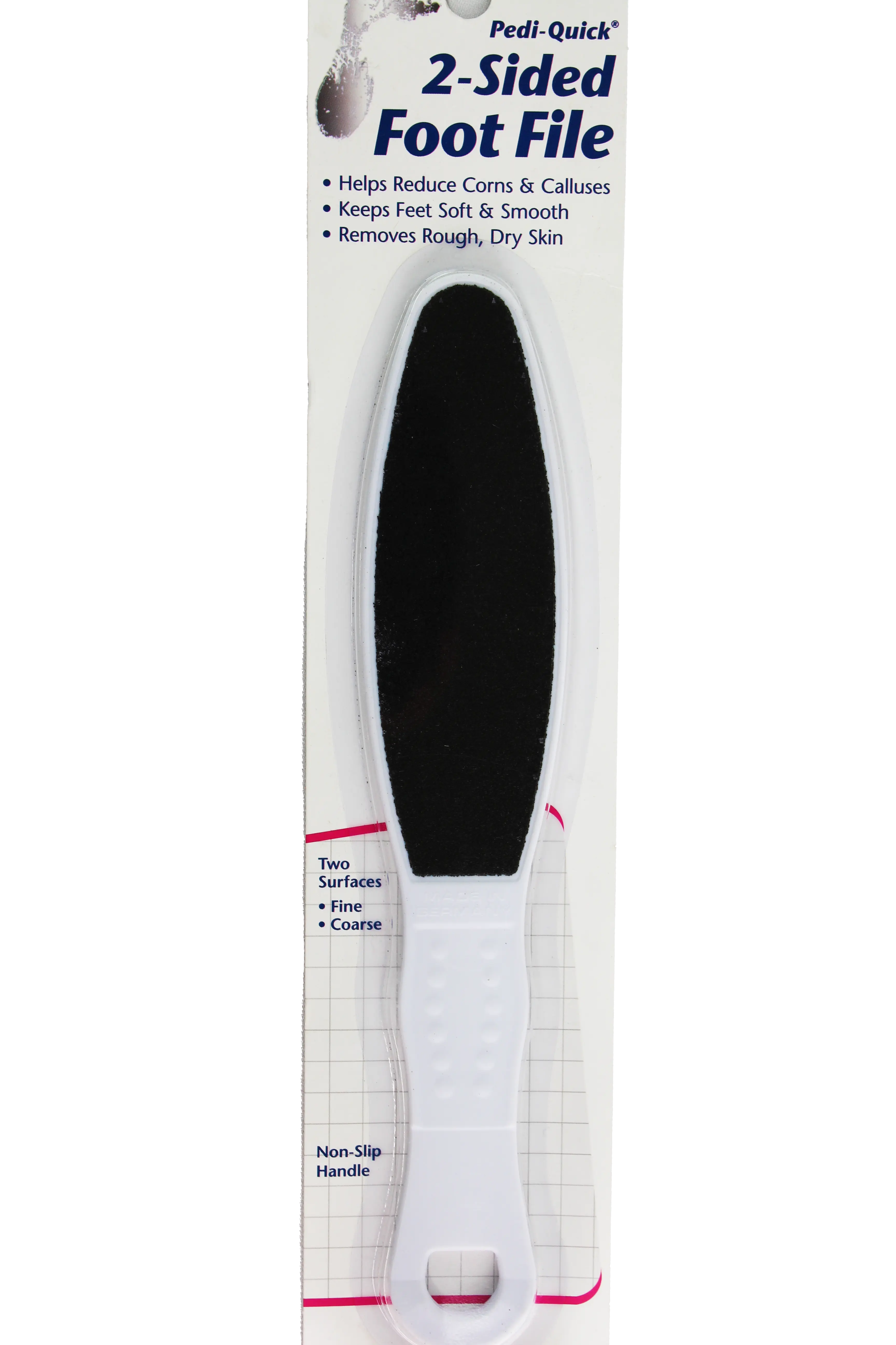 PediFix Pedi-Quick 2-Sided Foot File – Dual Surface for Soft, Smooth Feet PEDIFIX