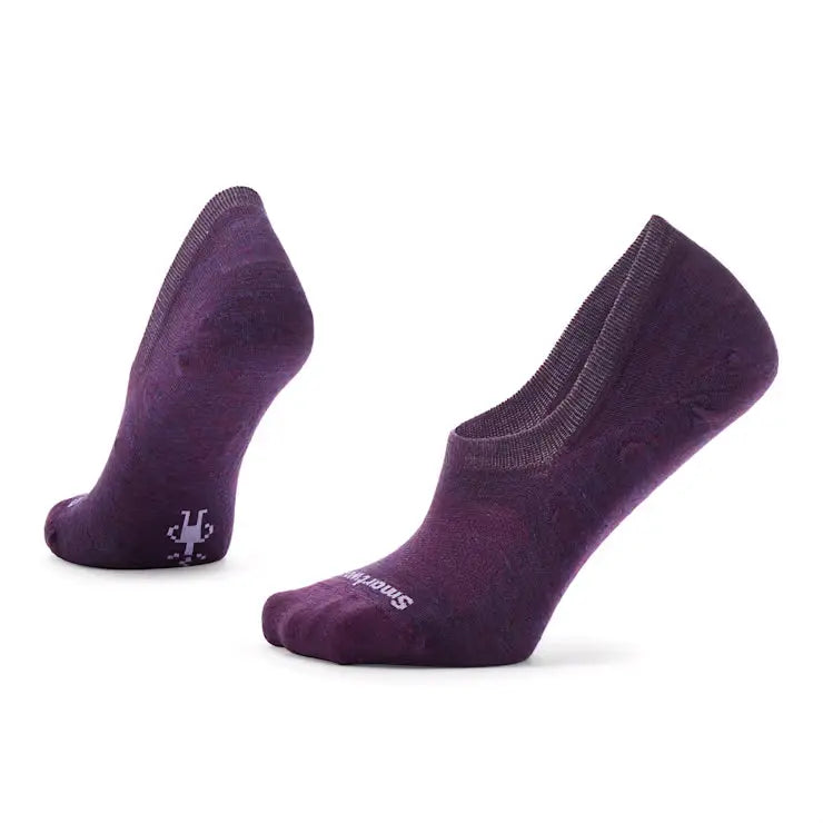 Everyday No Show Socks PURPLE-IRIS-L SMART WOOL