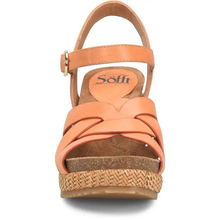 Women's Sofft Carlana – Elegant Woven Wedge Sandals