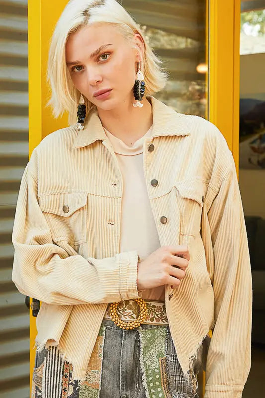 Love You A Latte Jacket POL CLOTHING, INC