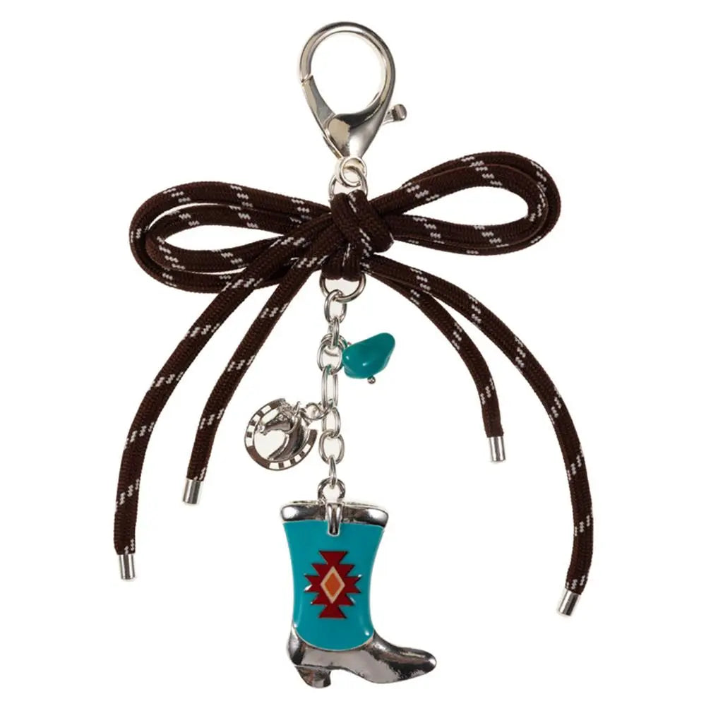 Joia Rodeo Ribbon Charm Keychain – Western Style Bag Charm JOIA TRADING CO.