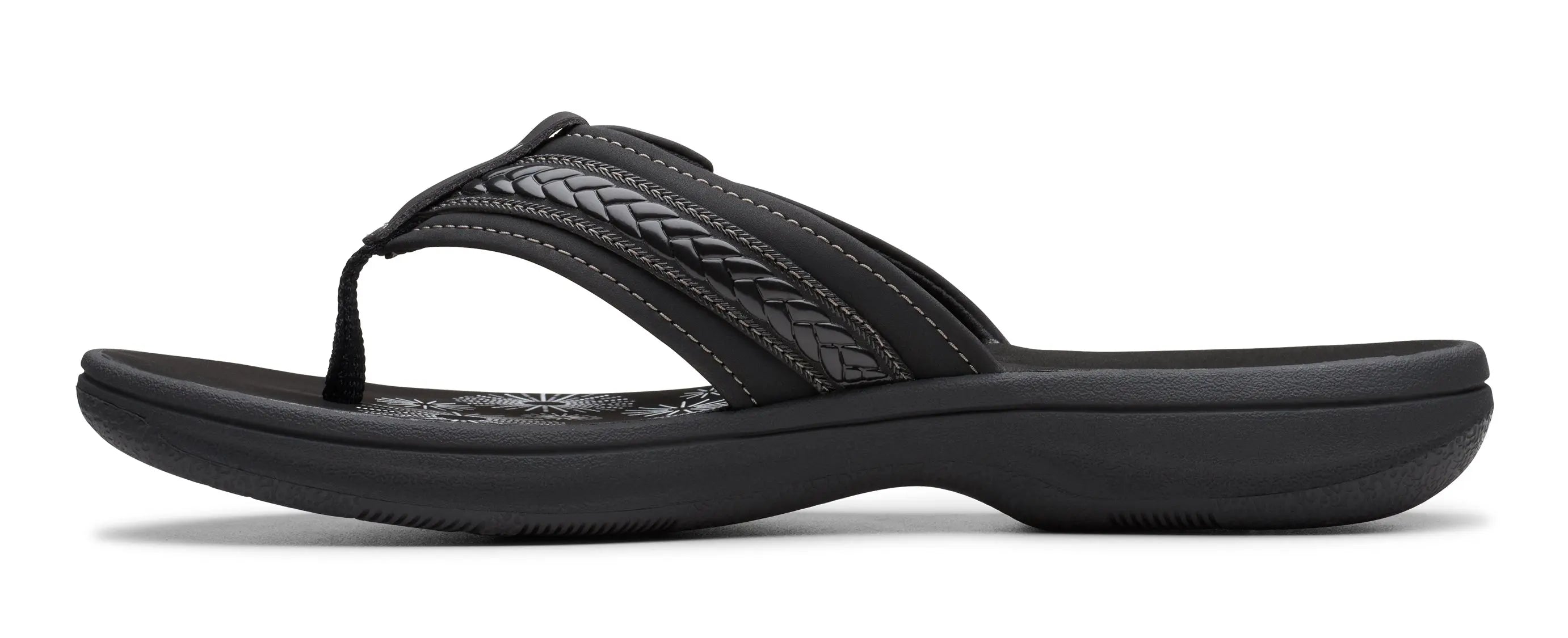 Women's Clarks Breezey Sun Sandals – Cloudsteppers Adjustable Flip Flops CLARKS