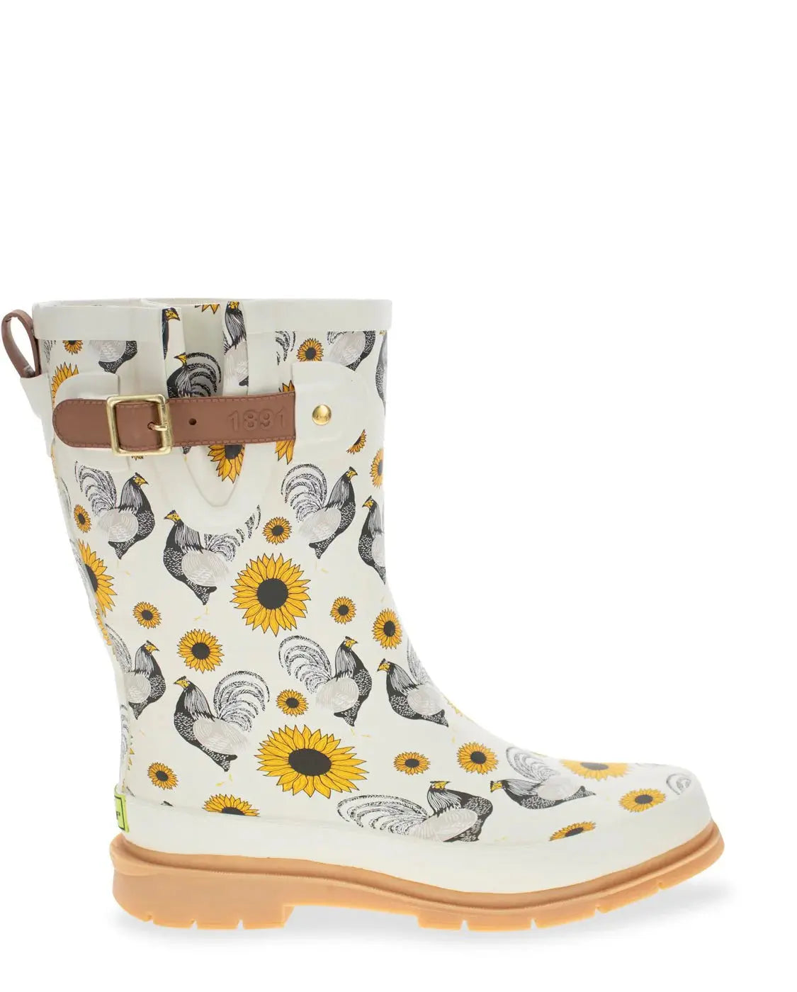 Women's Rooster Rise Mid Rain Boot WASHINGTON SHOE