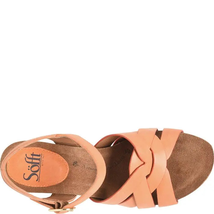Women's Sofft Carlana – Elegant Woven Wedge Sandals SOFFT
