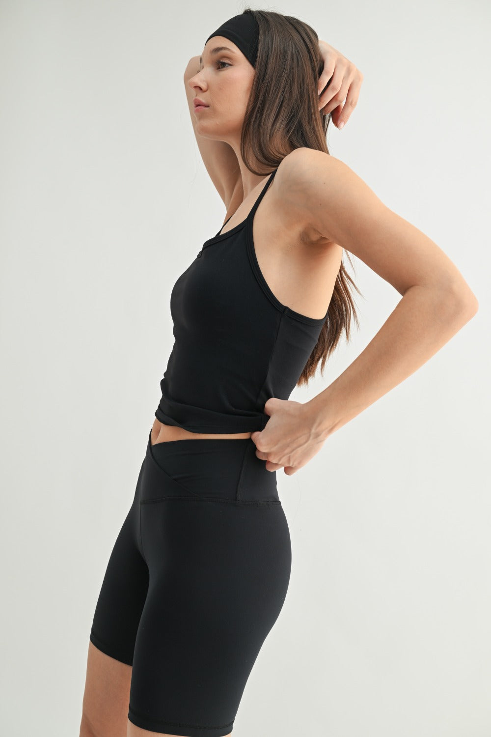 Mono B Spaghetti Strap Active Tank Top – Supportive, Stretchy & Stylish