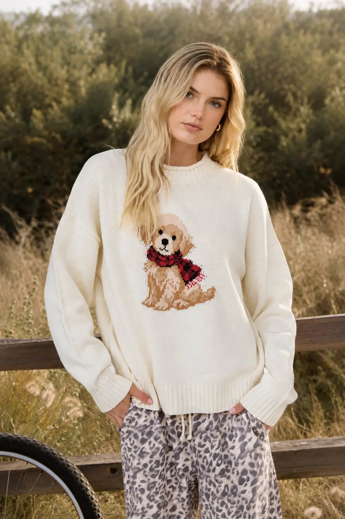 Blu Pepper Cozy Companion Sweater – Cozy Comfort with Playful Charm Product variant