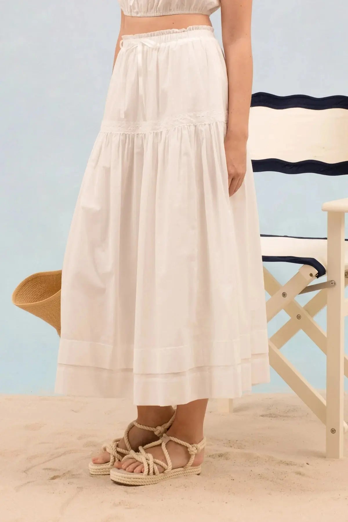 Pretty in Summer Skirt BLU PEPPER