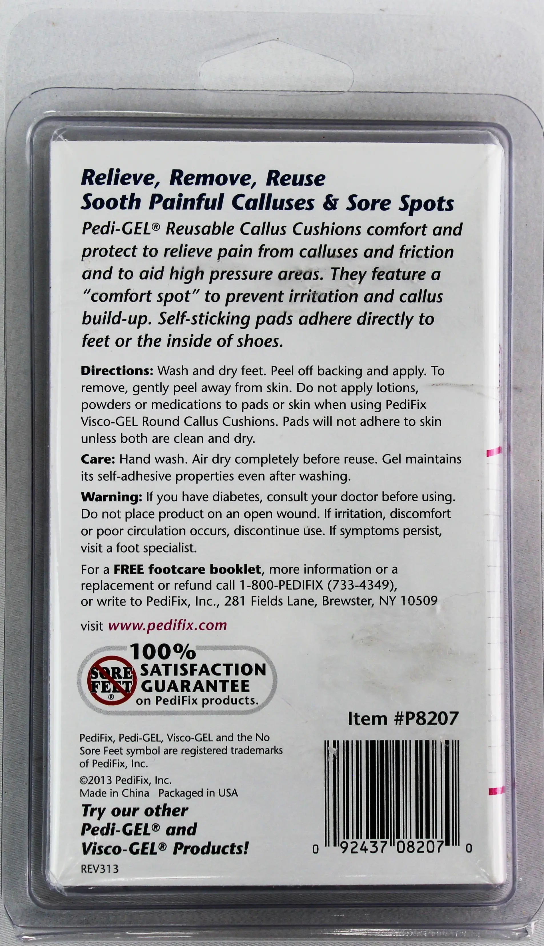 Reusable Callus Cushion PEDIFIX