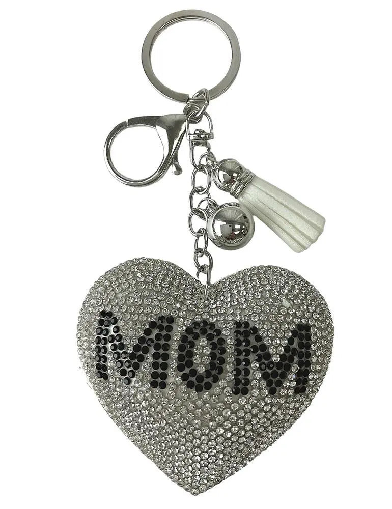 Joia Badazzled Keychains – Rhinestone Tassel Key Chain Accessory JOIA TRADING CO.